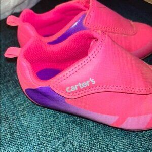 Carter's Vibrant Pink and Purple Baby Shoes